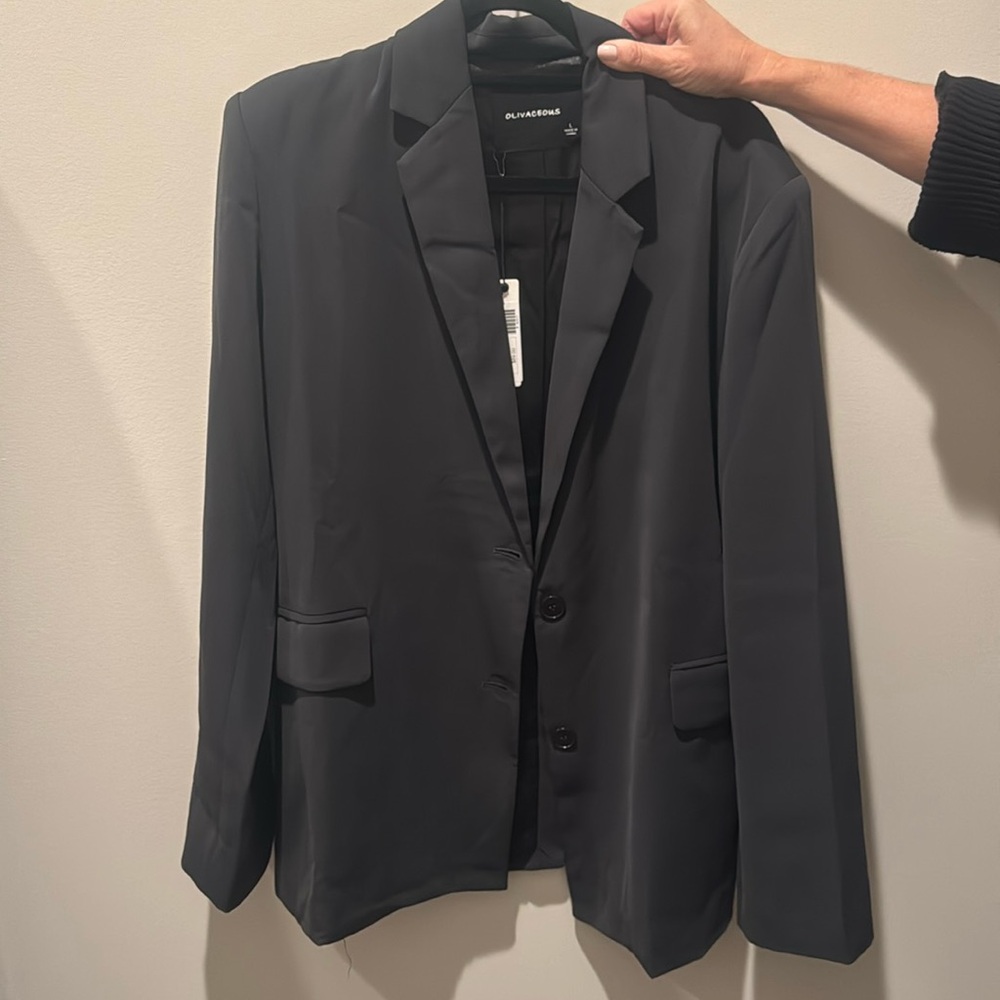 Olivaceous Charcoal Blazer